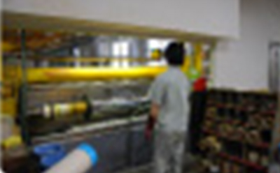 クロームライン作業